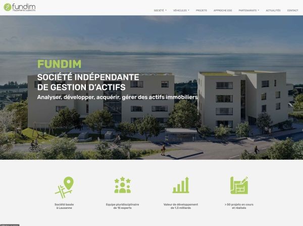 Fundim SA - rÃ©fÃ©rence web Pixinside