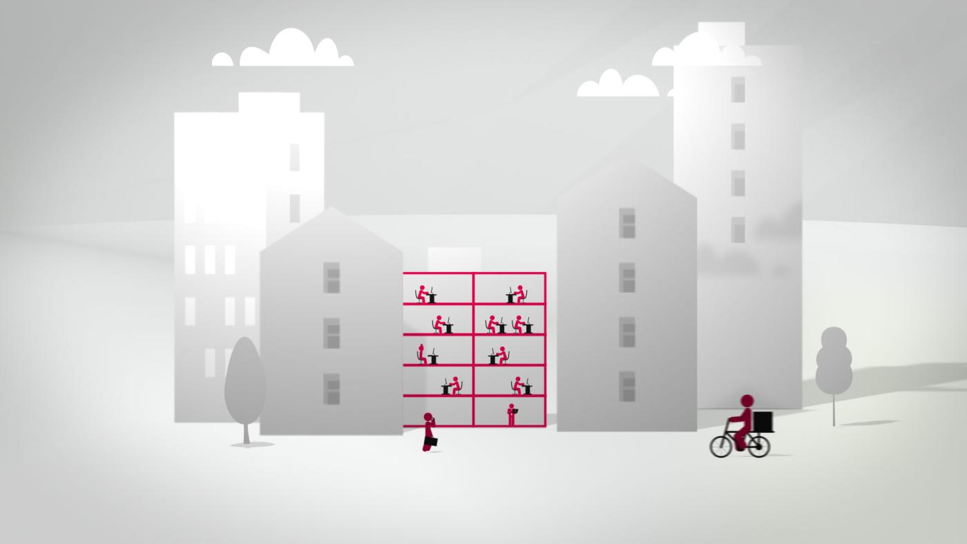 L'impact de la pandémie sur le home office - Pixinside référence animation