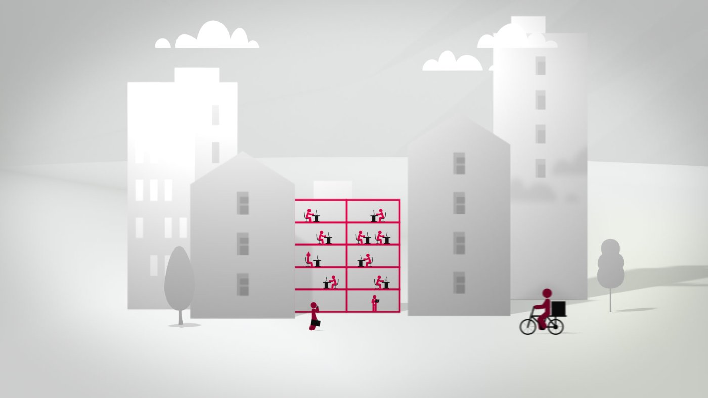 L'impact de la pandémie sur le home office - Pixinside référence animation
