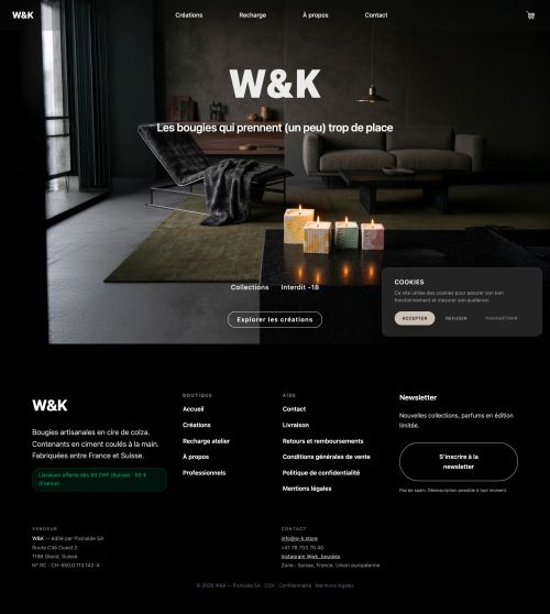W&K — Boutique de bougies artisanales - image 1