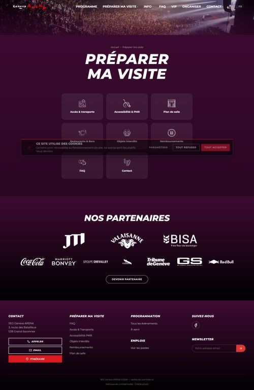 Refonte du site de la GenÃ¨ve Arena - image 3